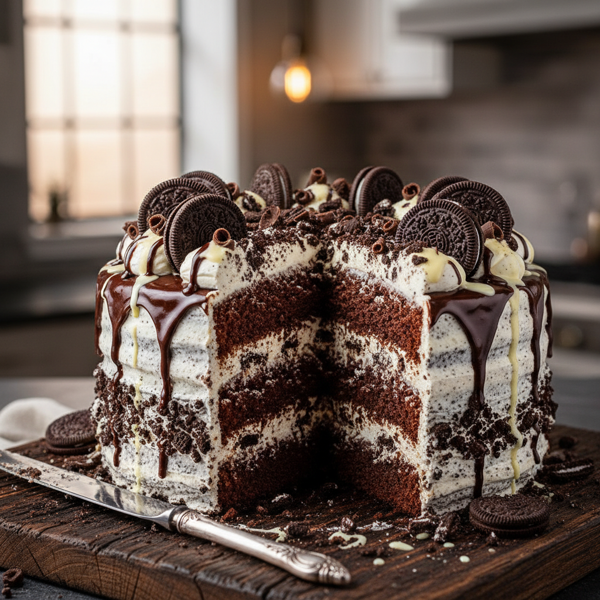 Decadent Oreo Delight Cake recipe