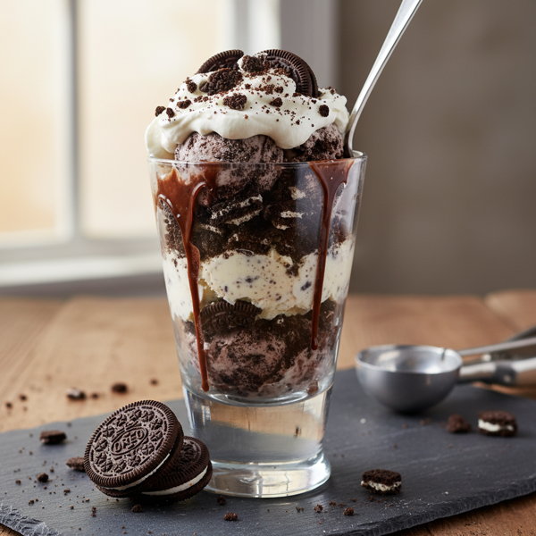 Decadent Oreo Ice Cream Layered Delight recipe