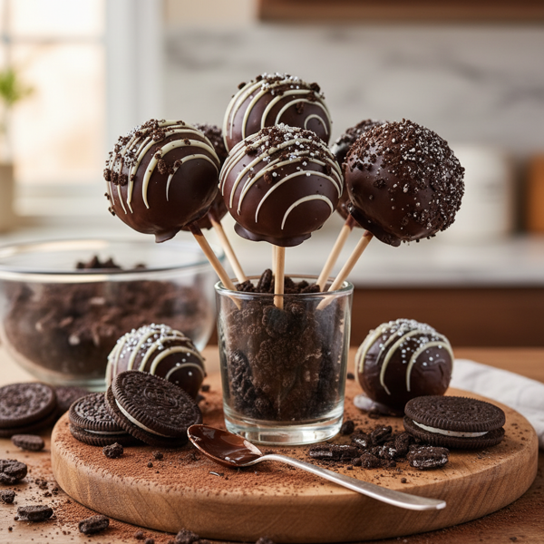 Decadent Oreo Truffle Pops recipe