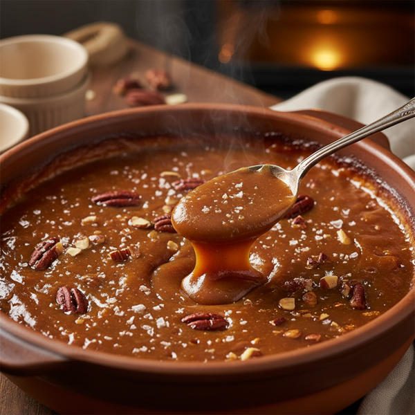 Decadent Oven-Baked Salted Caramel Sauce recipe