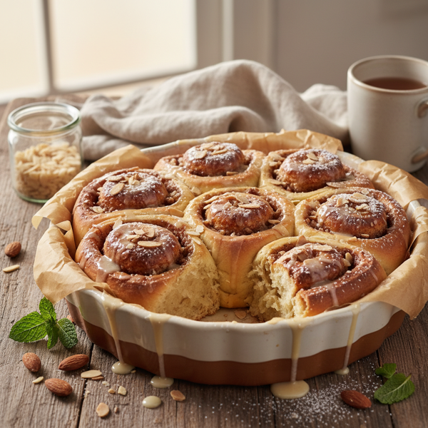 Decadent Overnight Almond Sweet Rolls recipe