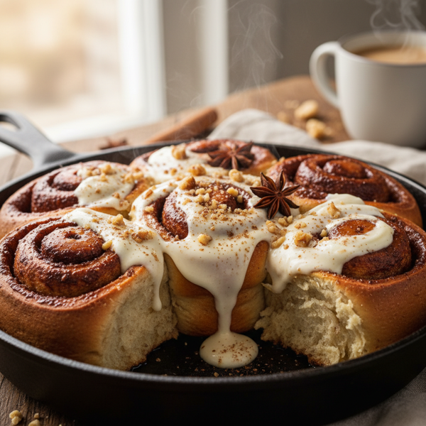 Decadent Overnight Cinnamon Rolls recipe