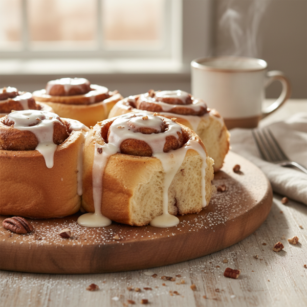 Decadent Overnight Cinnamon Rolls with Cream Cheese Icing recipe