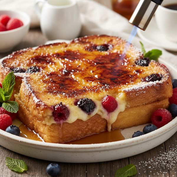 Decadent Overnight Creme Brulee French Toast recipe