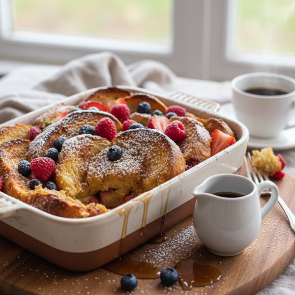 Decadent Overnight French Toast Bake recipe