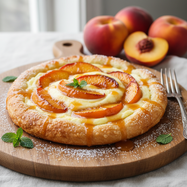 Decadent Peach Cream Cheese Delight recipe