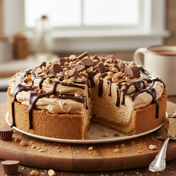 Decadent Peanut Butter Bliss Pie recipe