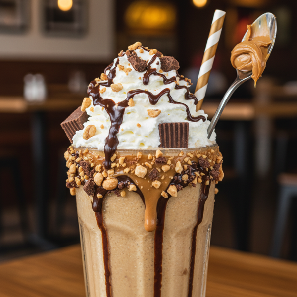 Decadent Peanut Butter Bliss Shake recipe