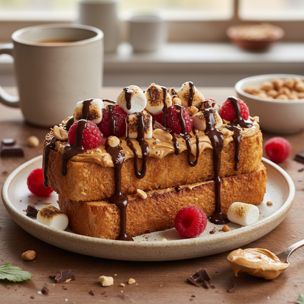 Decadent Peanut Butter Bliss Toast recipe