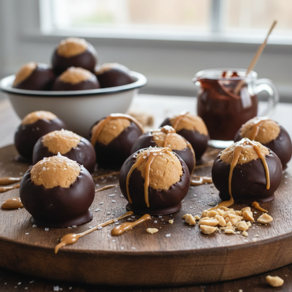 Decadent Peanut Butter Buckeyes recipe