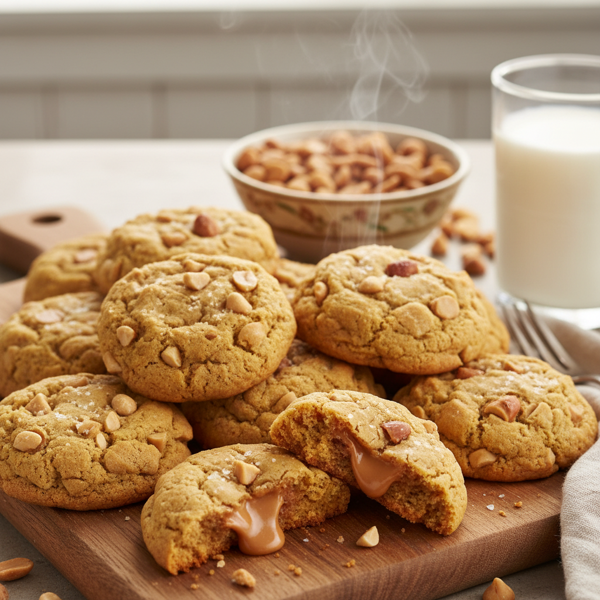 Decadent Peanut Butter Chip Delight Cookies recipe