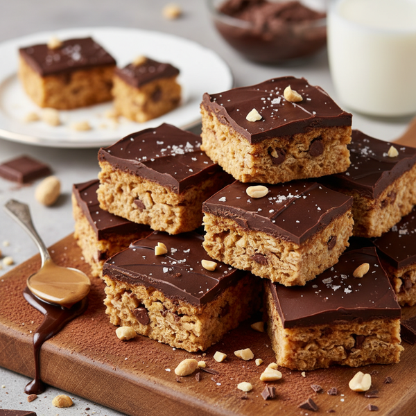 Decadent Peanut Butter Chocolate Crispies recipe