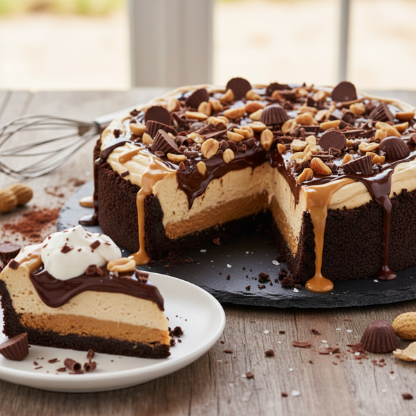 Decadent Peanut Butter Chocolate Dream Pie recipe