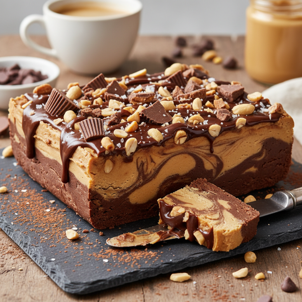 Decadent Peanut Butter Chocolate Fudge recipe