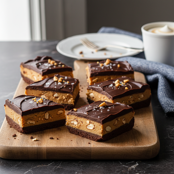 Decadent Peanut Butter Chocolate Squares recipe