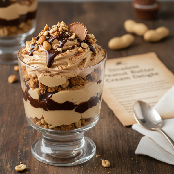 Decadent Peanut Butter Cream Delight recipe