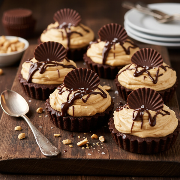 Decadent Peanut Butter Cup Tarts recipe