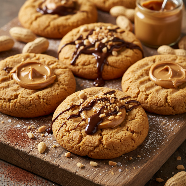 Decadent Peanut Butter Delight Cookies recipe