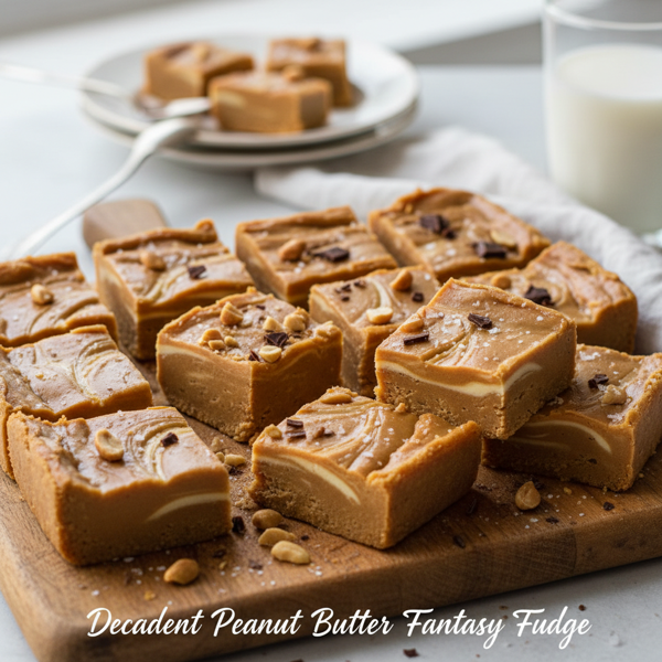Decadent Peanut Butter Fantasy Fudge recipe