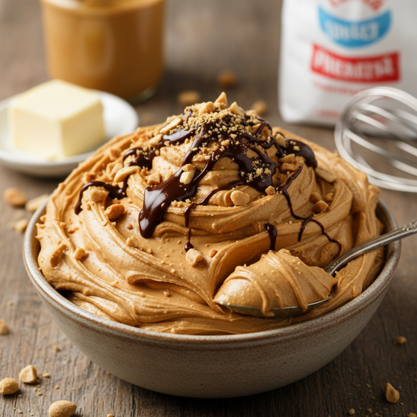 Decadent Peanut Butter Frosting recipe