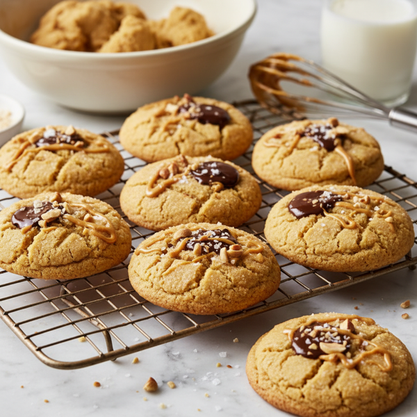 Decadent Peanut Butter Sugar Cookies recipe