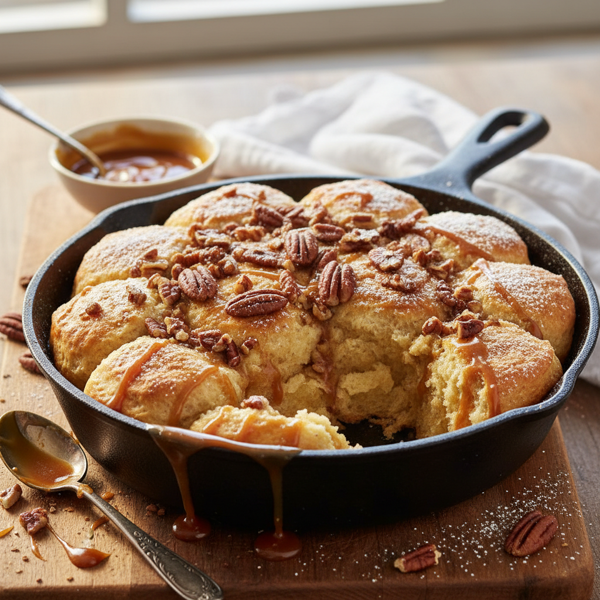 Decadent Pecan Caramel Biscuit Bake recipe