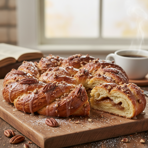 Decadent Pecan Kringle Twist recipe