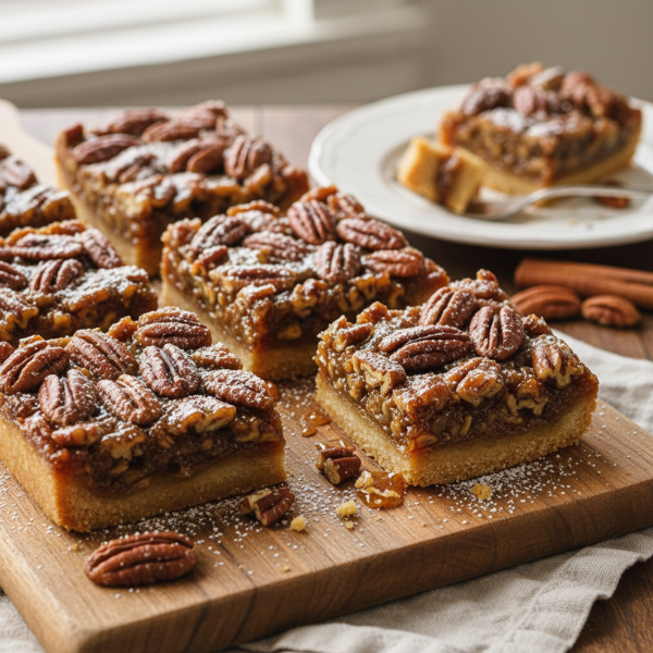 Decadent Pecan Pie Bars recipe
