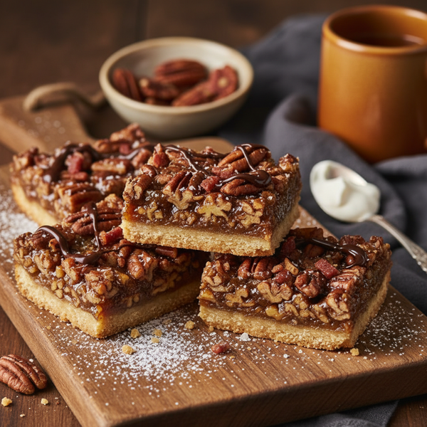 Decadent Pecan Pie Dream Bars recipe
