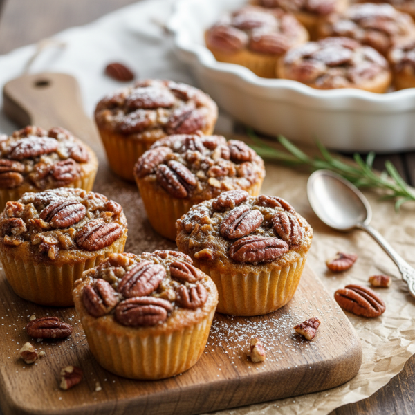 Decadent Pecan Pie Mini Muffins recipe