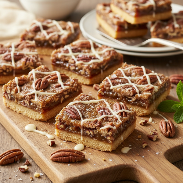 Decadent Pecan Praline Bars recipe