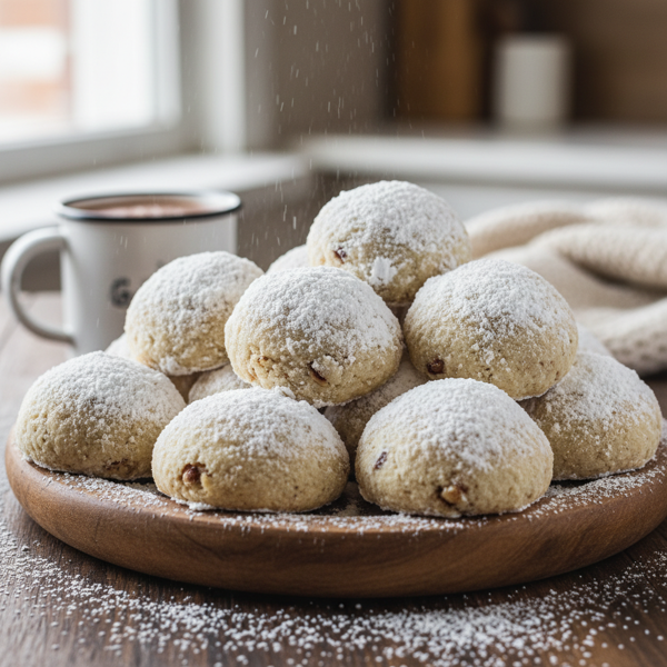 Decadent Pecan Snowball Cookies recipe