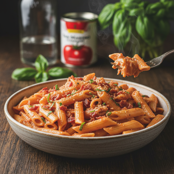 Decadent Penne Alla Vodka with Prosciutto recipe