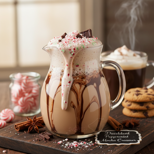 Decadent Peppermint Mocha Creamer recipe