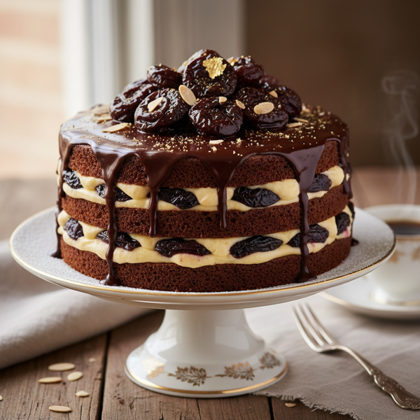 Decadent Prune Layer Torte recipe
