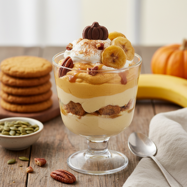 Decadent Pumpkin Banana Mousse Delight recipe