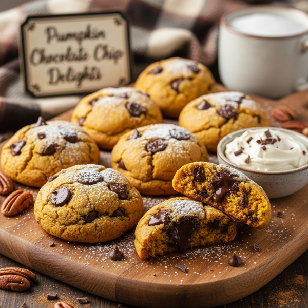 Decadent Pumpkin Chocolate Chip Delights recipe