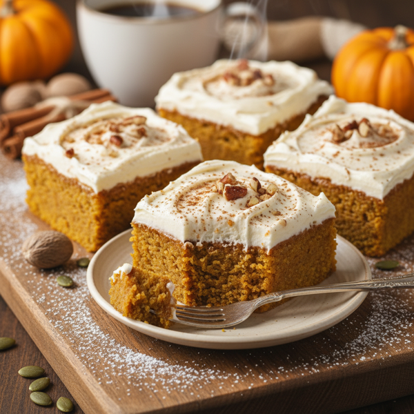 Decadent Pumpkin Spice Bars recipe