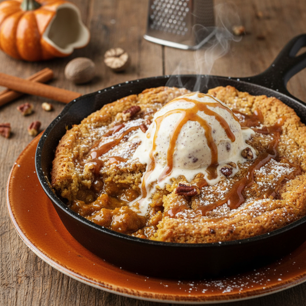 Decadent Pumpkin Spice Cobbler Delight recipe