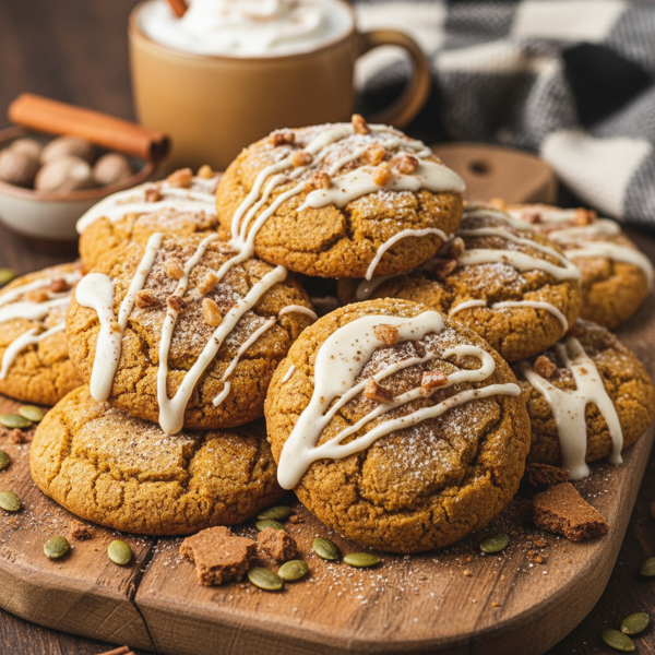 Decadent Pumpkin Spice Delight Cookies recipe