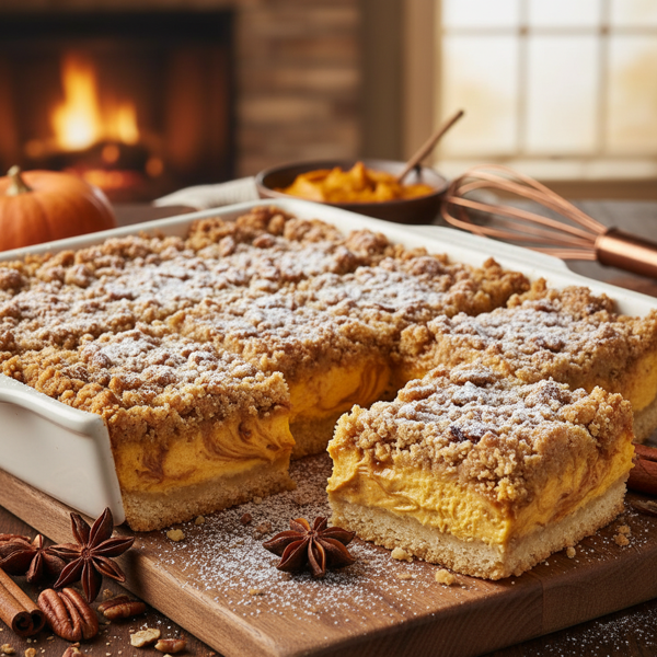 Decadent Pumpkin Spice Layer Bars recipe