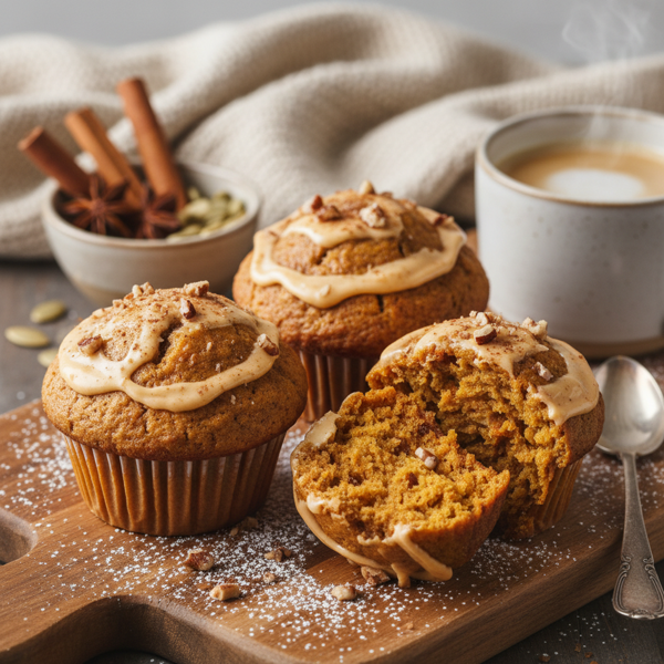 Decadent Pumpkin Spice Muffins recipe
