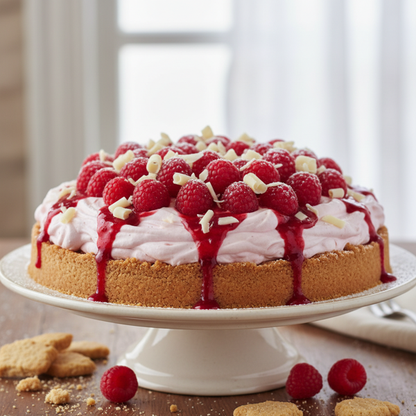 Decadent Raspberry Cream Chiffon Pie recipe