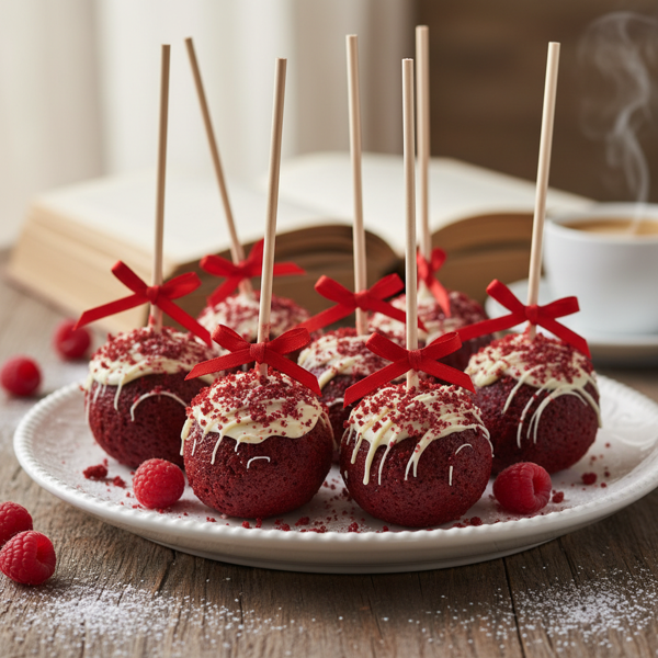 Decadent Red Velvet Cake Pops recipe