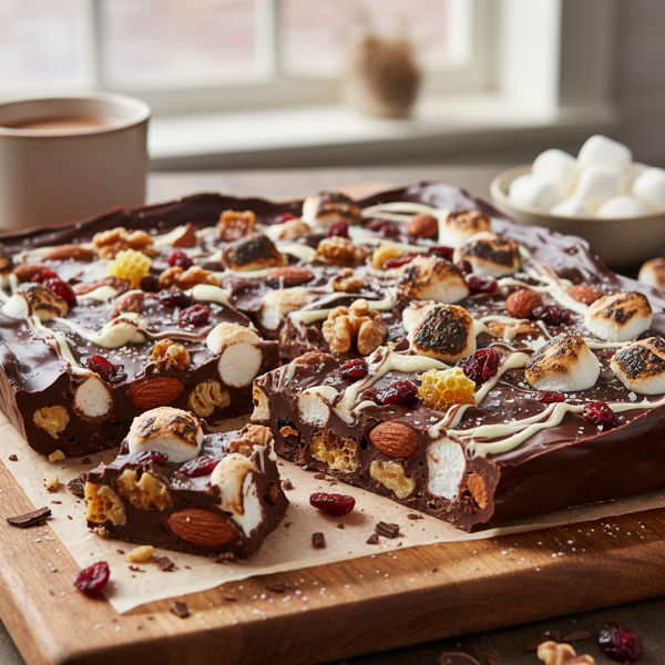 Decadent Rocky Road Bark recipe