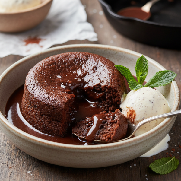 Decadent Self-Saucing Chocolate Cake recipe