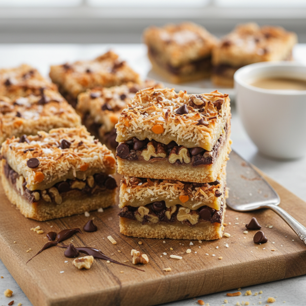 Decadent Seven Layer Bliss Bars recipe