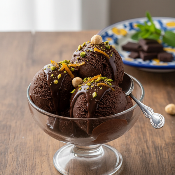 Decadent Sicilian Chocolate Gelato recipe