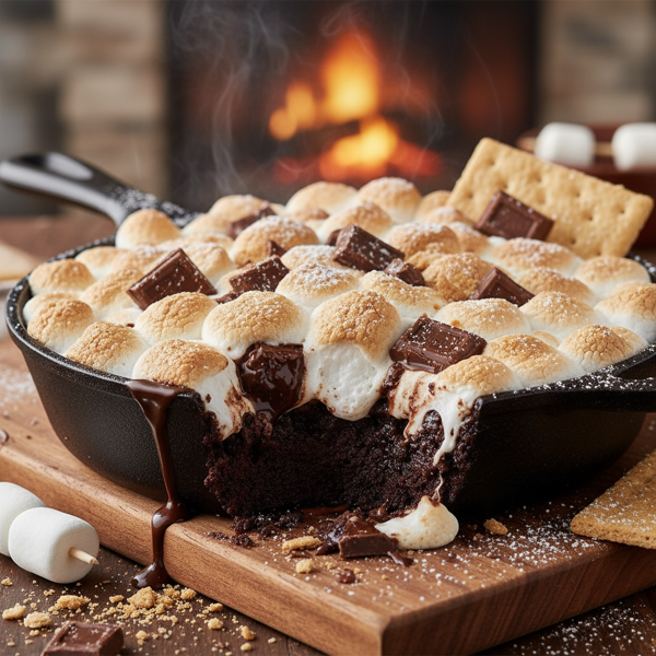 Decadent S'more Brownies recipe
