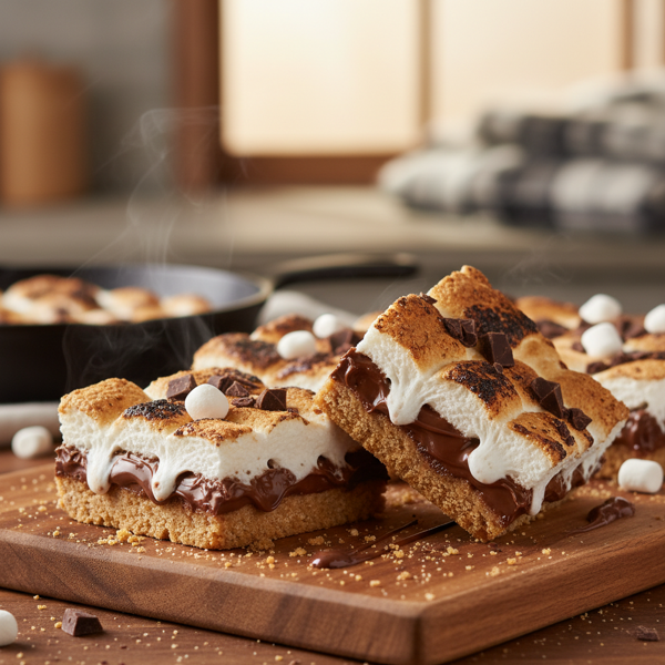 Decadent S'mores Dessert Bars recipe